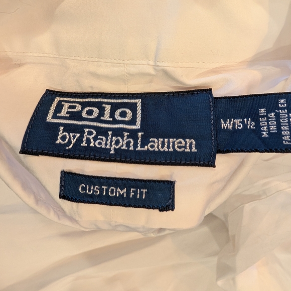 Ralph Lauren White Pleated Dress Shirt - Picture 5 of 6